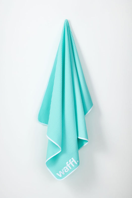 Marine Blue waffl towel