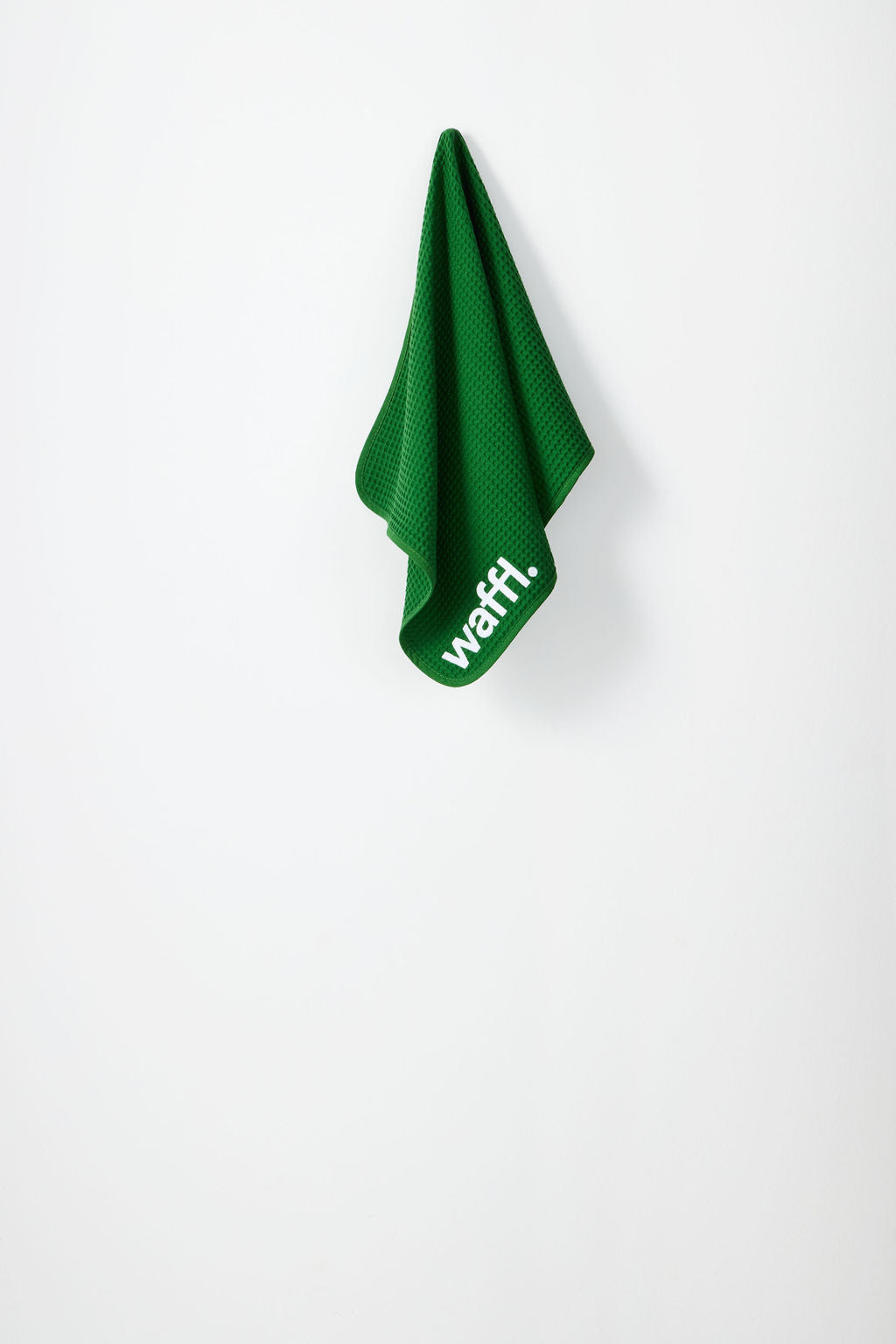 waffl mini towel - bottle green