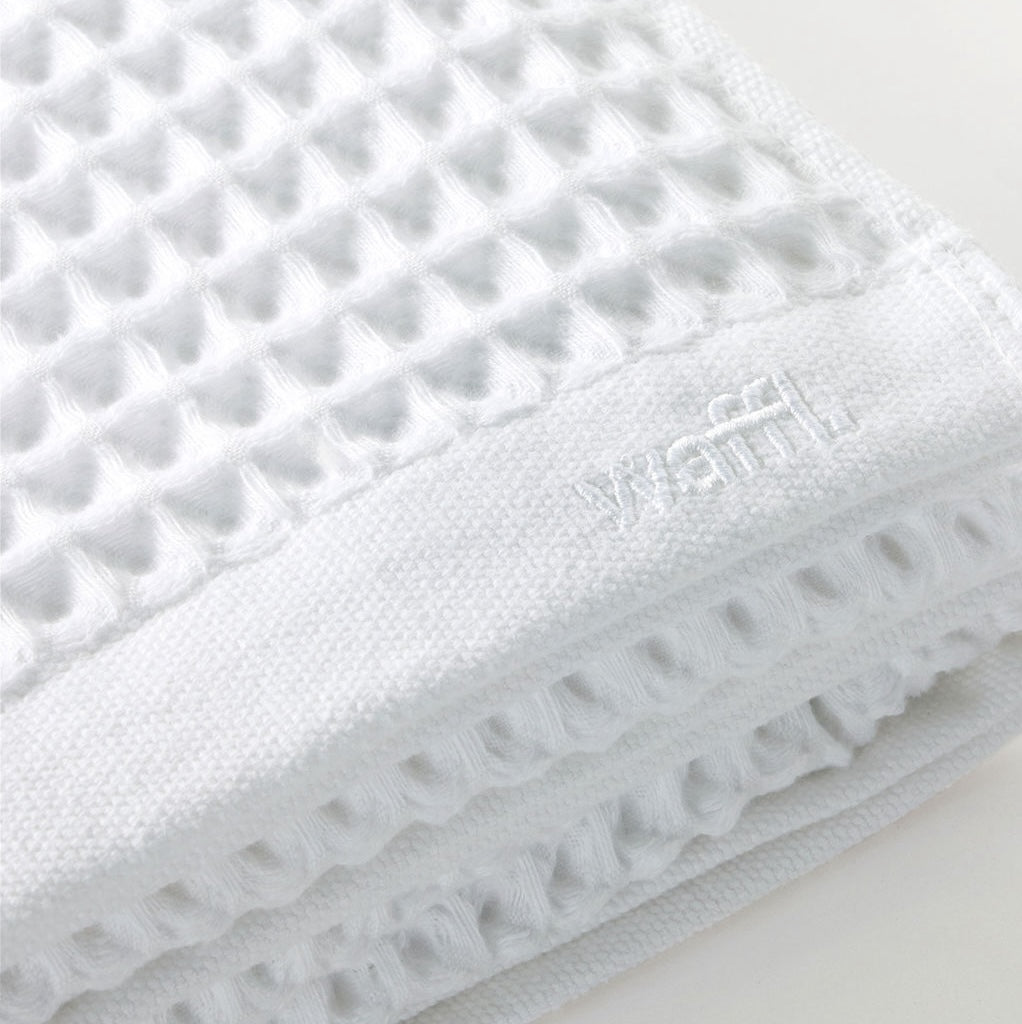 waffl Bath Sheet - White